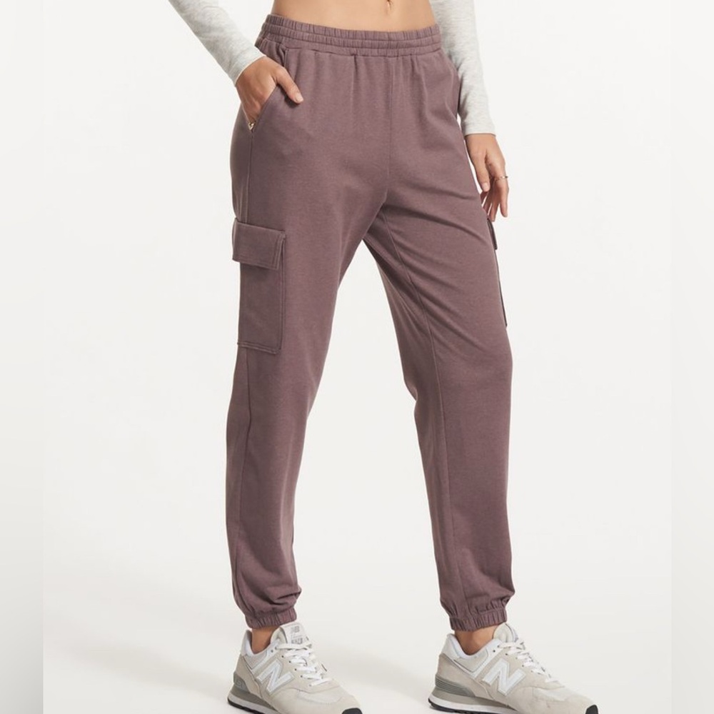 Vuori Boyfriend Cargo Joggers XS Dreamknit Hazel Heather